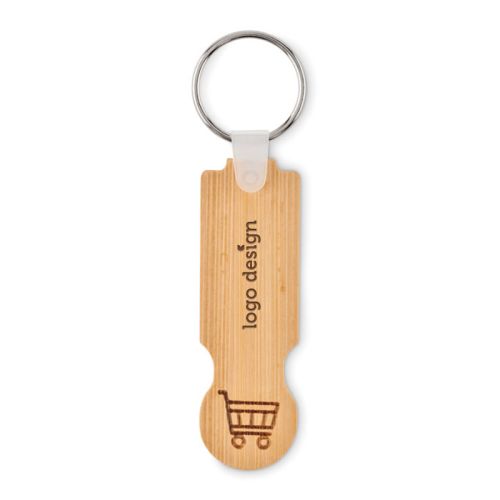 Bamboo key ring - Image 1